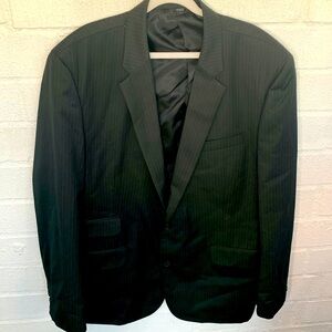 Structure Striped Black Pin Men's Blazer Jacket size 46R